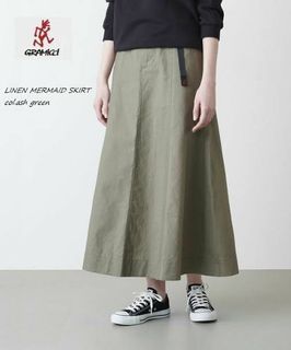 Authentic Long Skirt RARE Item GRAMICCI - Grey