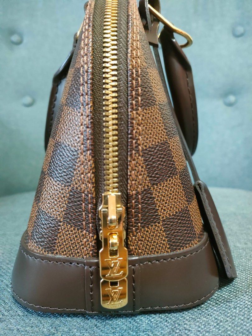 Louis Vuitton Micro Alma Bag Charm, Brown, One Size