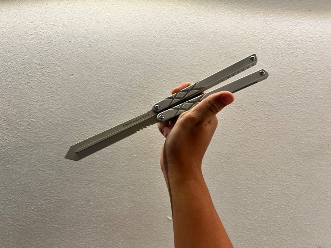 Authentic Squid Industries Swordfish Balisong, Hobbies & Toys, Toys