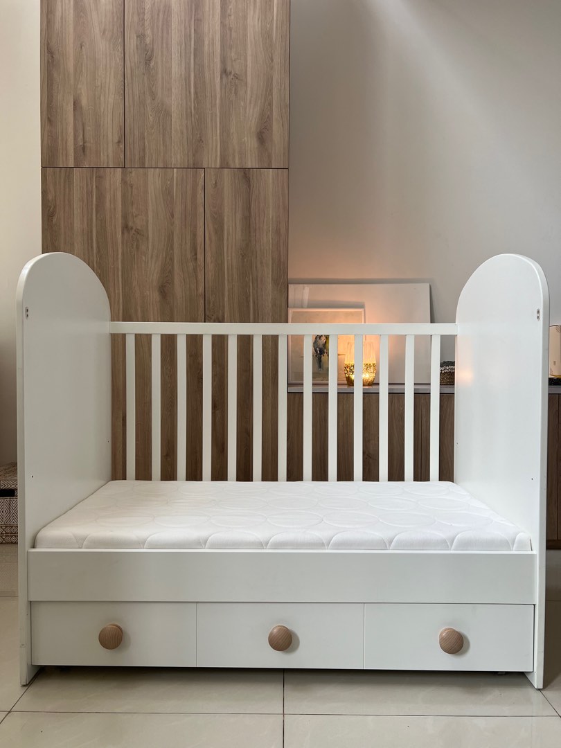 Baby Crib IKEA Gonatt, Bayi & Anak, Ranjang Bayi di Carousell