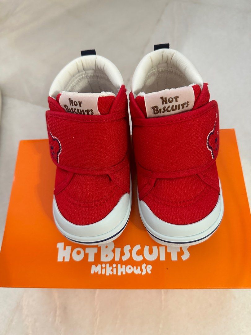Mikihouse hot 2025 biscuits baby shoes