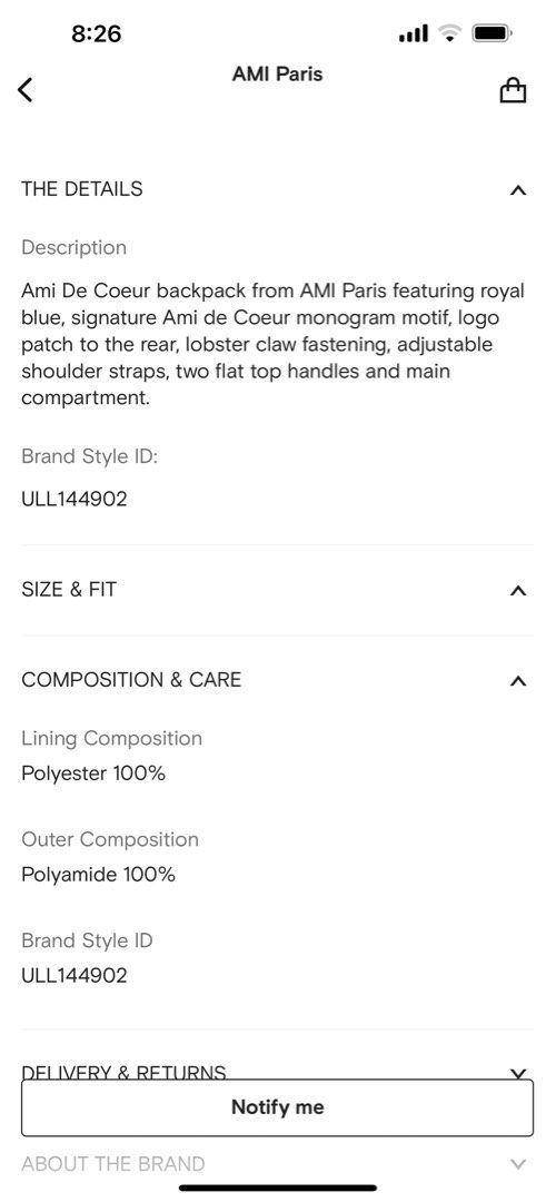 Backpack (Category: Backpacks) located in Singapore. Submitted by nxt9319 (Listing ID 1258214009, Image 10). Description: .