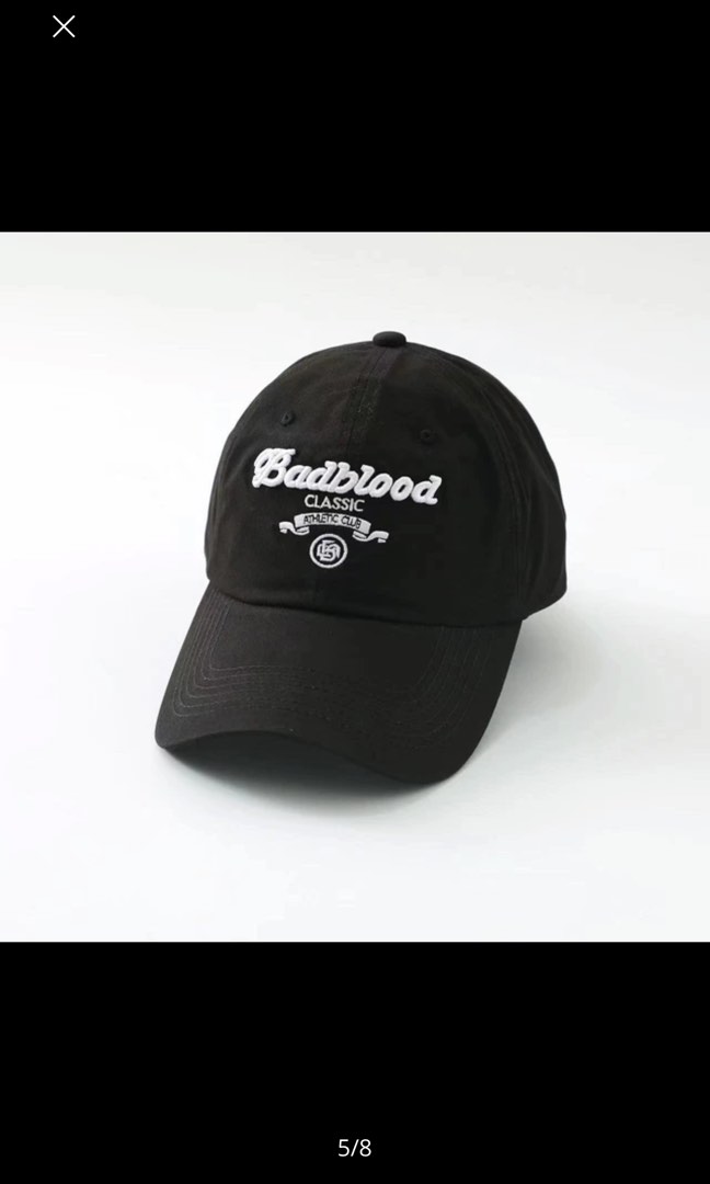 badblood black cap, Men's Fashion, Watches & Accessories