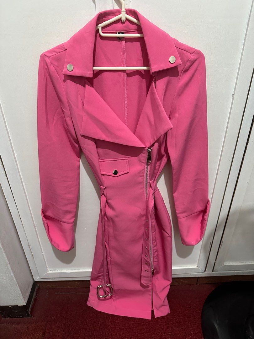 Customized Barbie pink dress coat, Women's Fashion, Coats, Jackets and