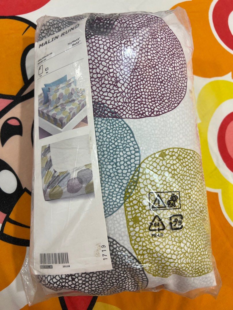 Bedsheet IKEA king size, Furniture & Home Living, Bedding & Towels on