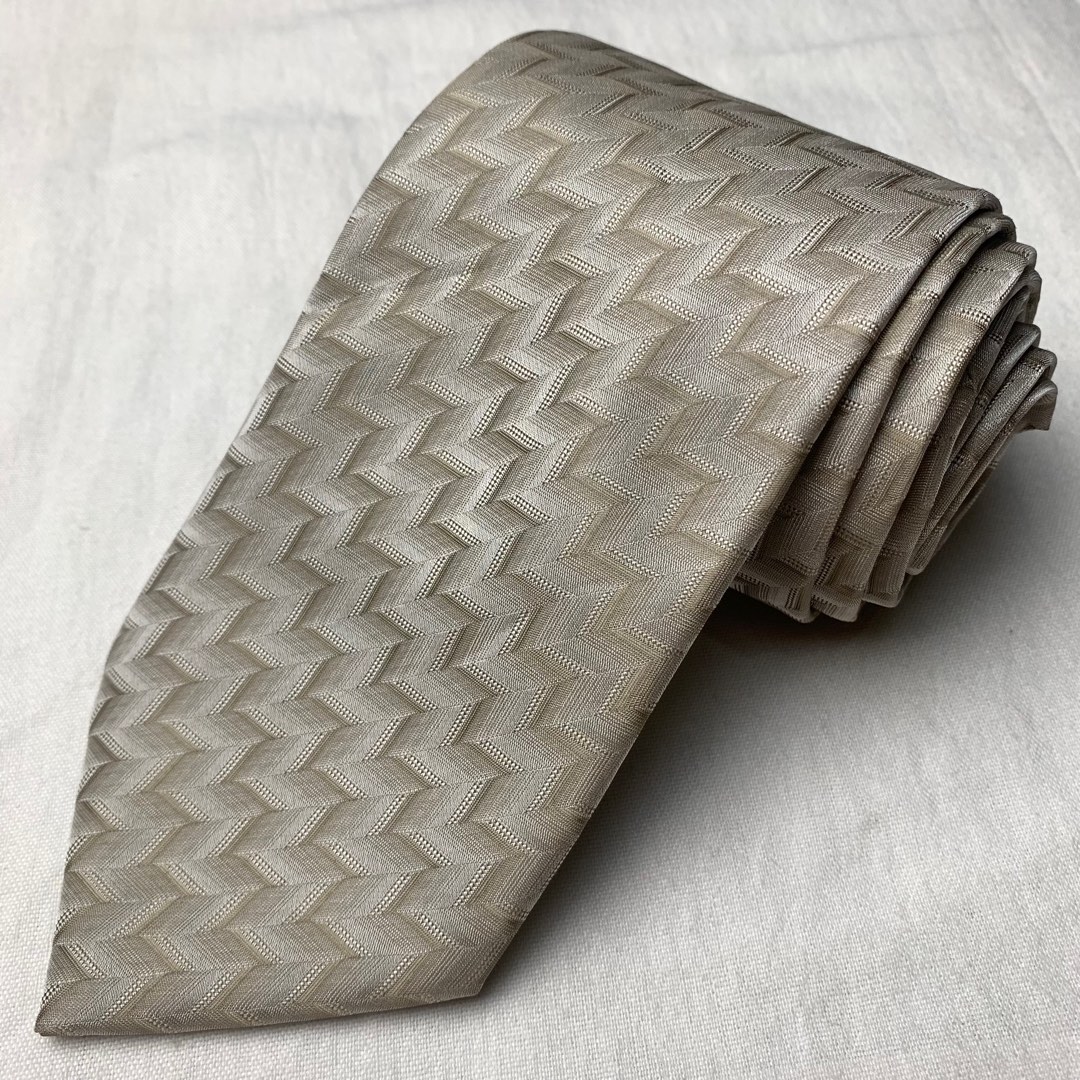beige necktie