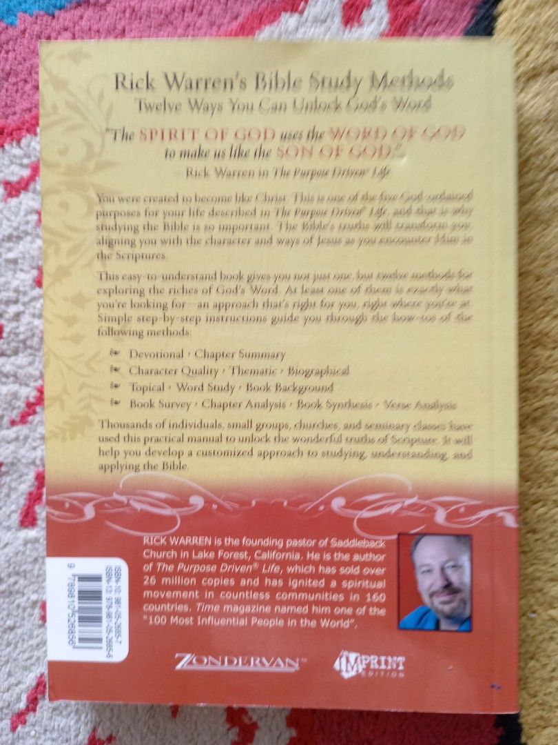 Bible Study Methods Textbook bible study methods, Hobbies & Toys, Books & Magazines, Religion Books ...