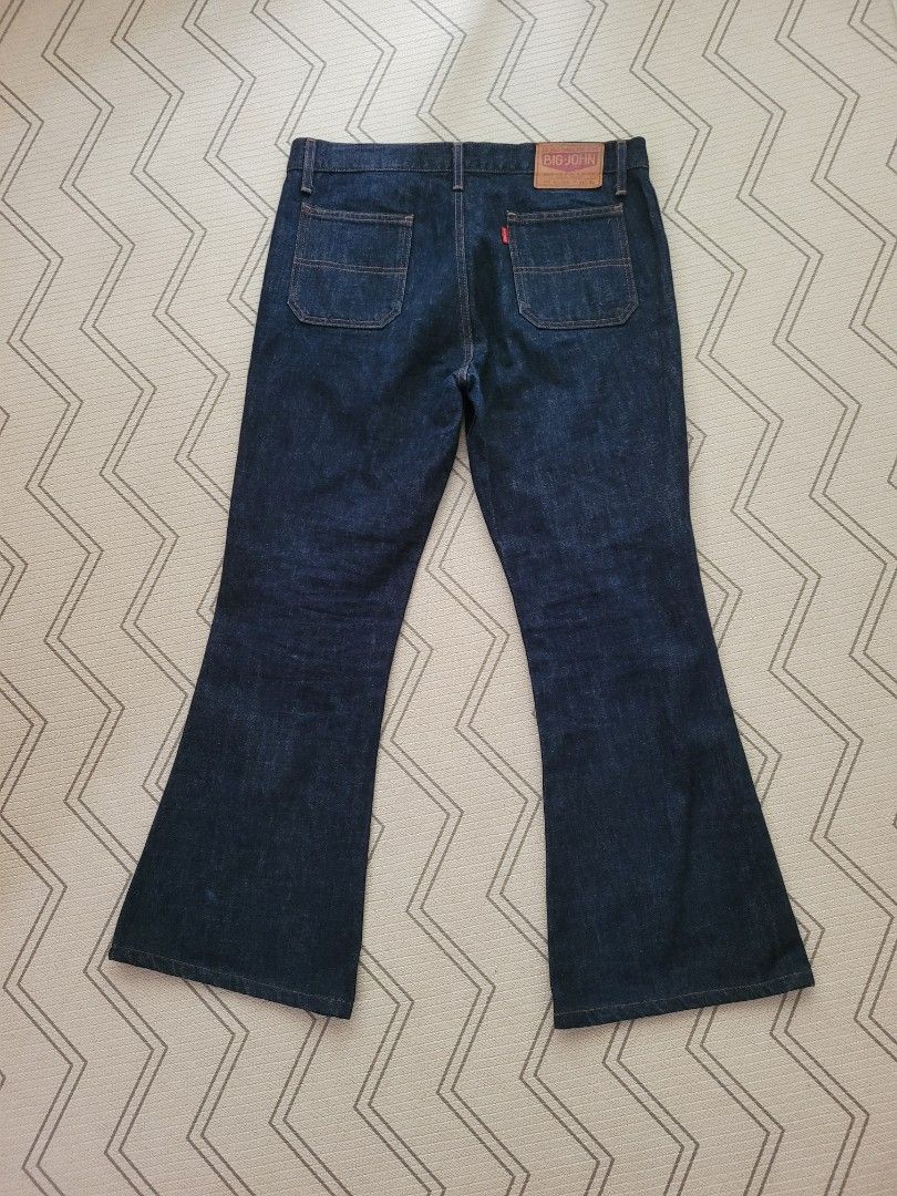 Mens bell discount bottom jeans levis