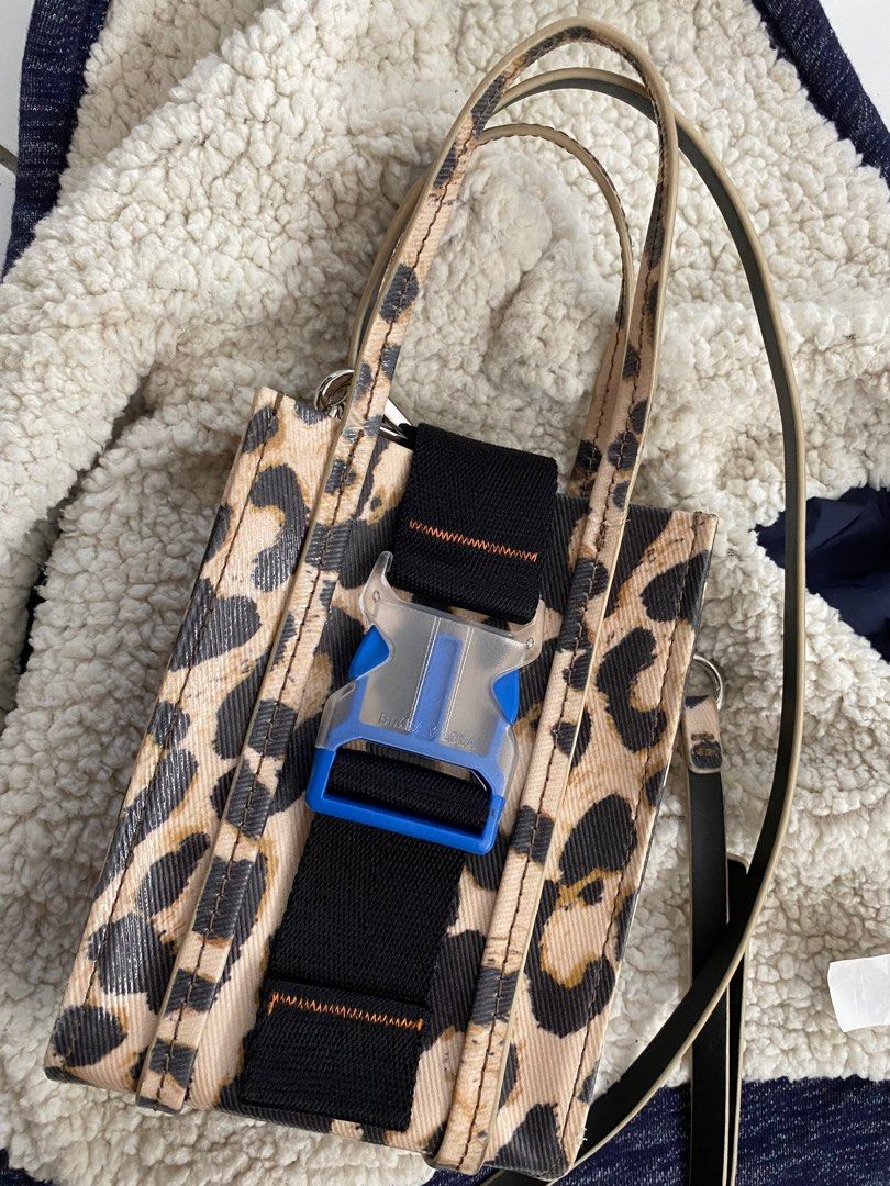 Bimba Y Lola Leopard Flap Purse