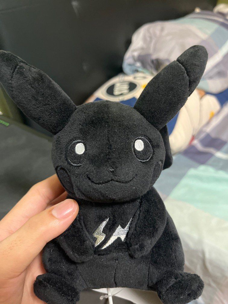 Black Pikachu Soft Toy Authentic from Nintendo Hobbies Toys Toys Games on Carousell