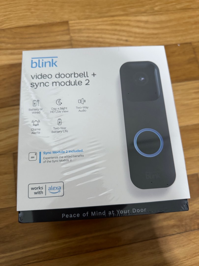 BN blink doorbell with sync module 2, Furniture & Home Living, Security