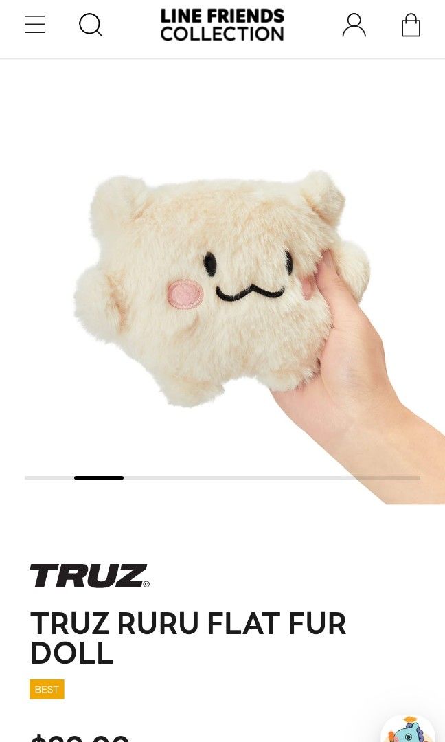 BN TREASURE TRUZ - Ruru Flat Fur, Hobbies & Toys, Memorabilia