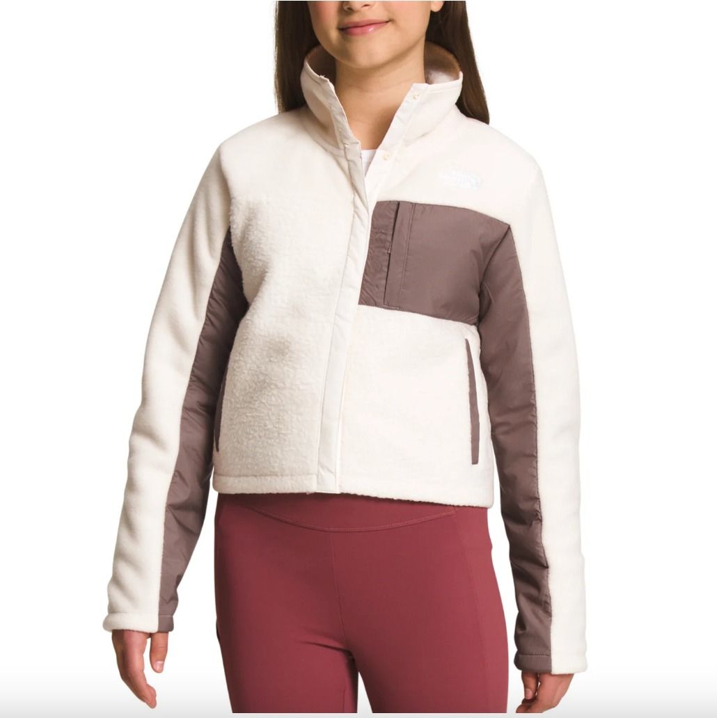 Fuzzy north face women's jacket shop