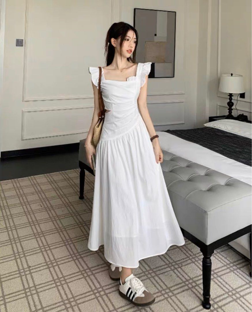 White maxi hotsell dress formal
