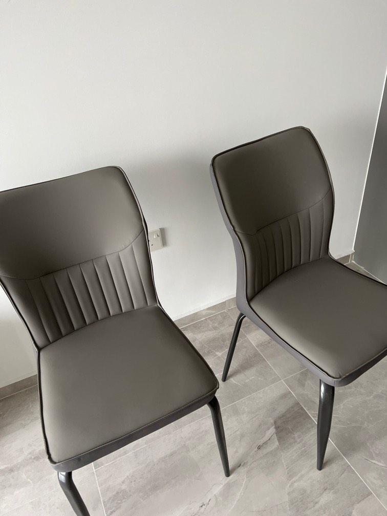 Brand New Leather Dining Chair, Furniture & Home Living, Furniture