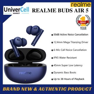 Realme Buds Air 5 Pro/T100 Earphone Wireless Bluetooth Earbud For Realme  GT5 Pro