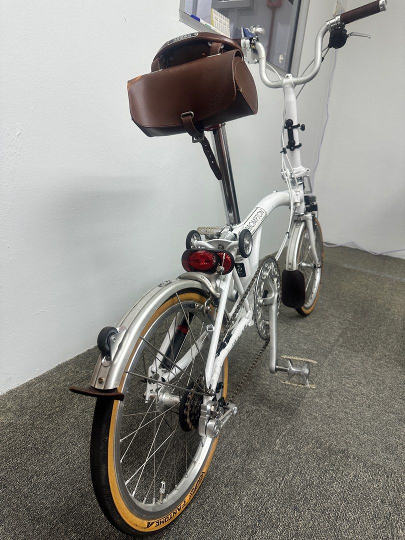 Brompton Papyrus White Sports Equipment Bicycles Parts Bicycles on Carousell