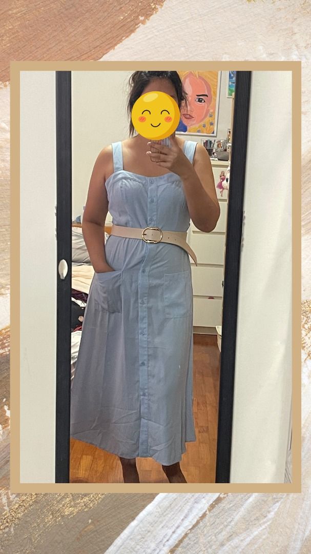 Button down fitted dress cheap