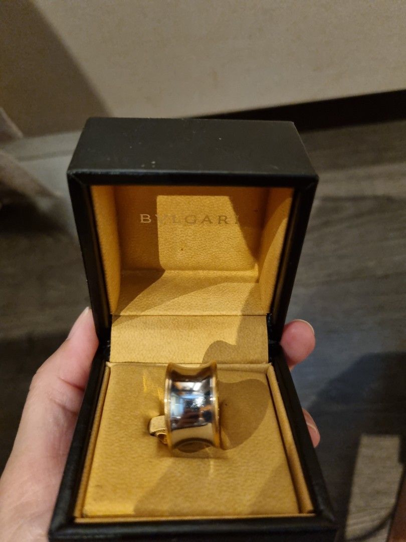 BVLGARI Anish Kapoor B.zero1 18ct Rose gold And Stainless Steel Ring