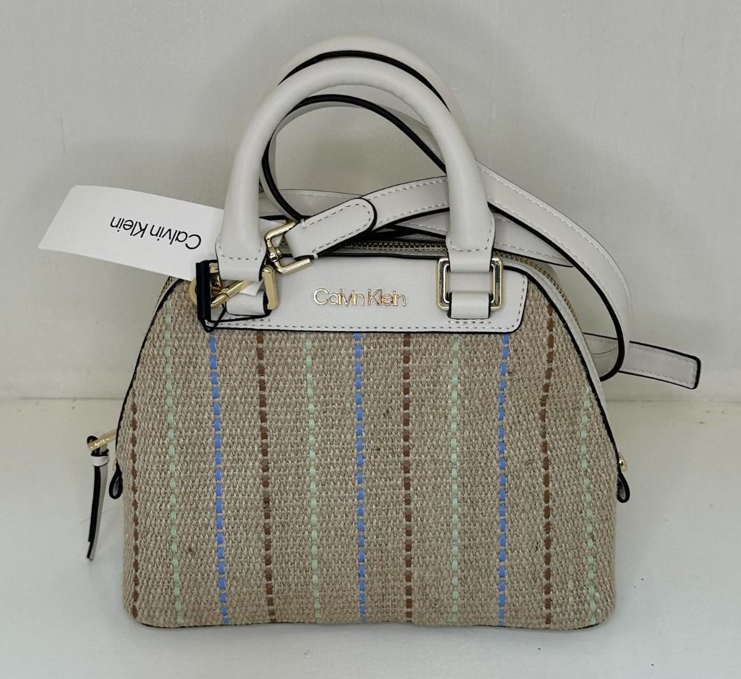 Calvin Klein Clara Satchel Crossbody Luxury Bags Wallets on