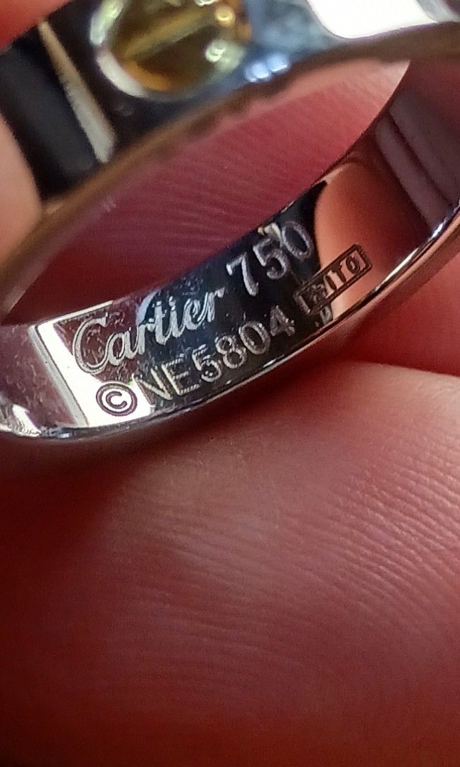 Cartier ring 52833a 750 store