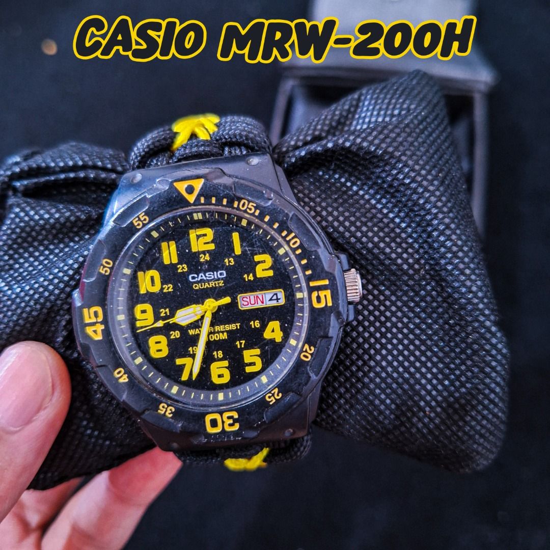 Jam casio mrw 200h sales
