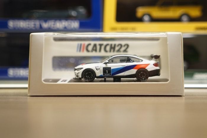 Catch22 BMW M4 GT4 1/64 M Sport Livery (F82), Hobbies & Toys, Toys