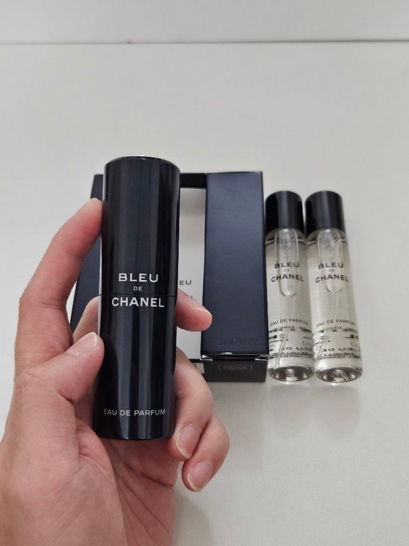 Chanel Bleu de Chanel EDP (Travel Set), Beauty & Personal Care, Fragrance &  Deodorants on Carousell