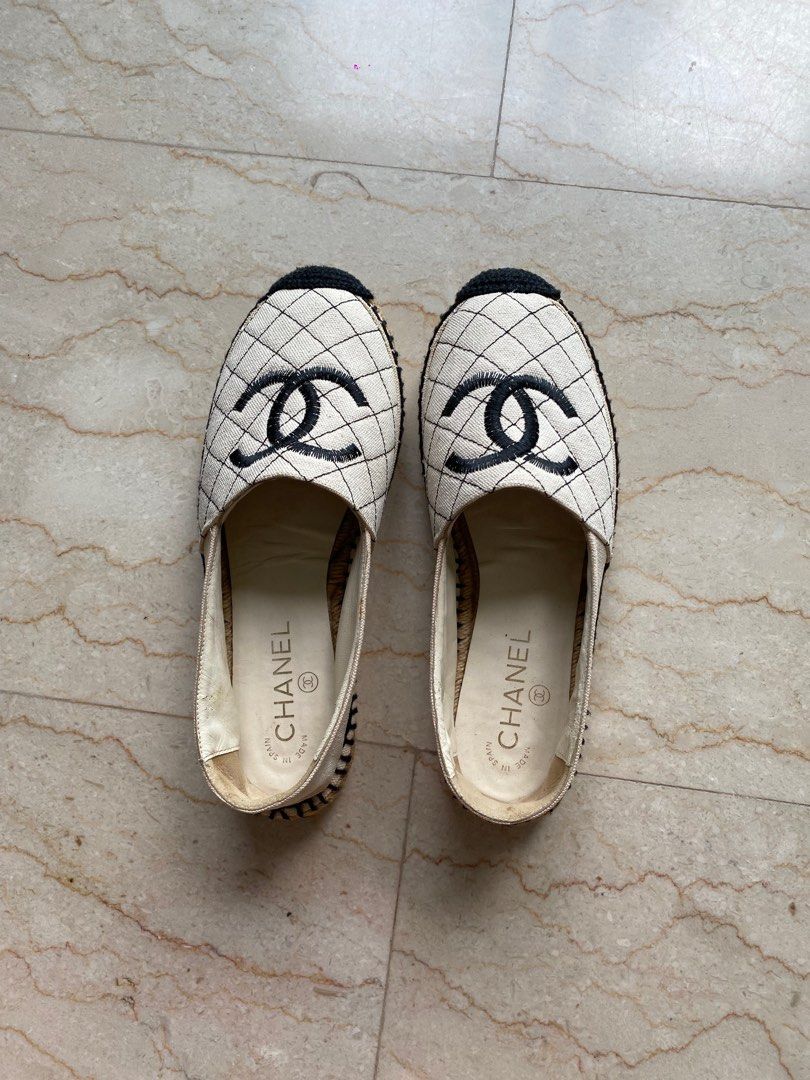 Chanel espadrilles quilted outlet