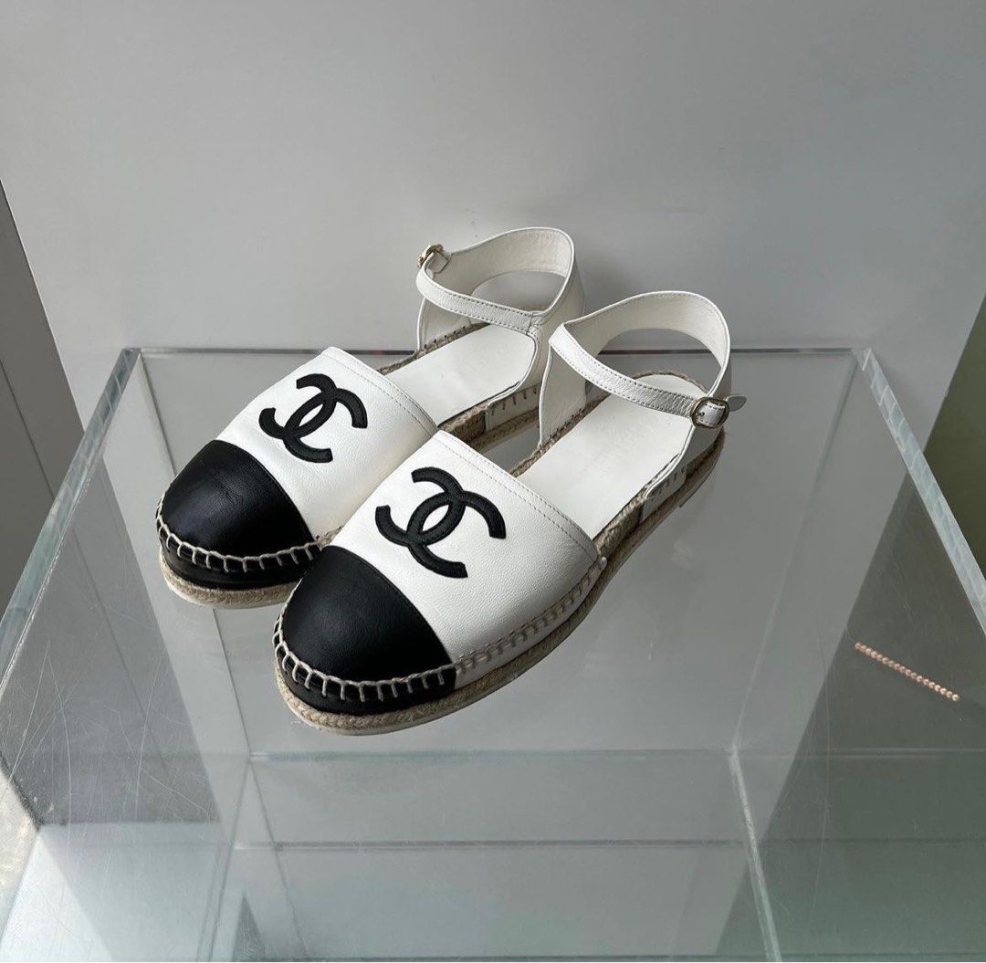 Chanel slingback espadrilles discount