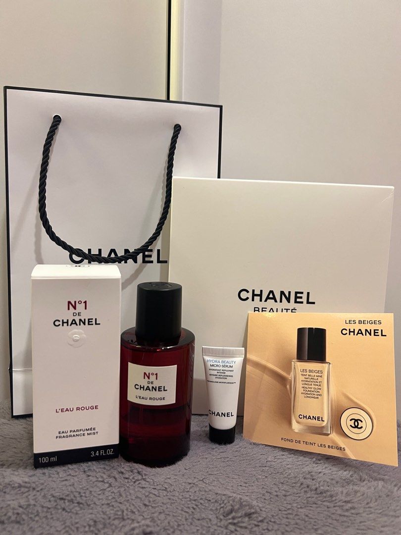 chanel perfume l' eau rouge comes with box