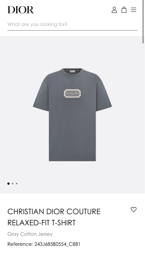 Dior Men's Relaxed-Fit T-Shirt