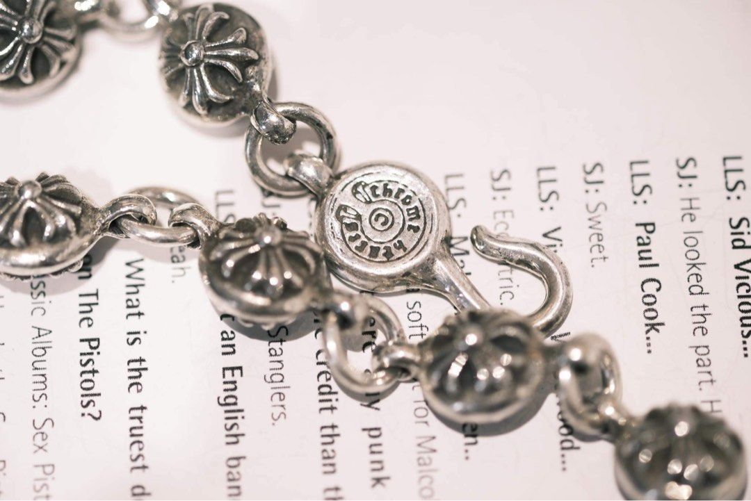 Chrome Hearts Cross Ball Bracelet