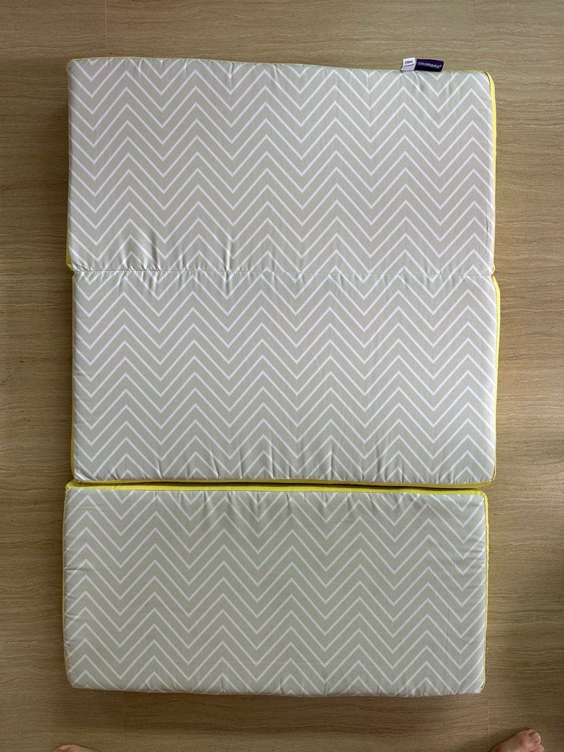 Clevamama ClevaFoam Foldable Travel Cot Baby Mattress, Babies & Kids