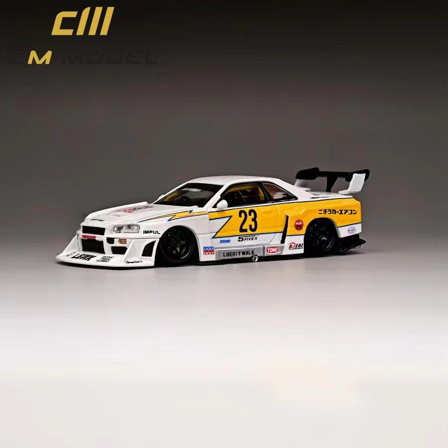 CM Model (CHASE) Nissan Skyline GT-R R34 LBWK ER34 Flash Livery - MINI ...