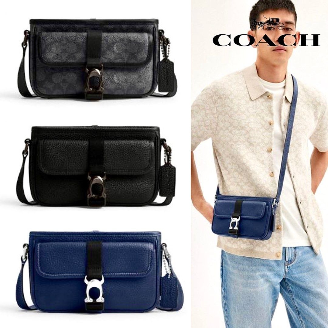 Coach slim messenger bag hotsell