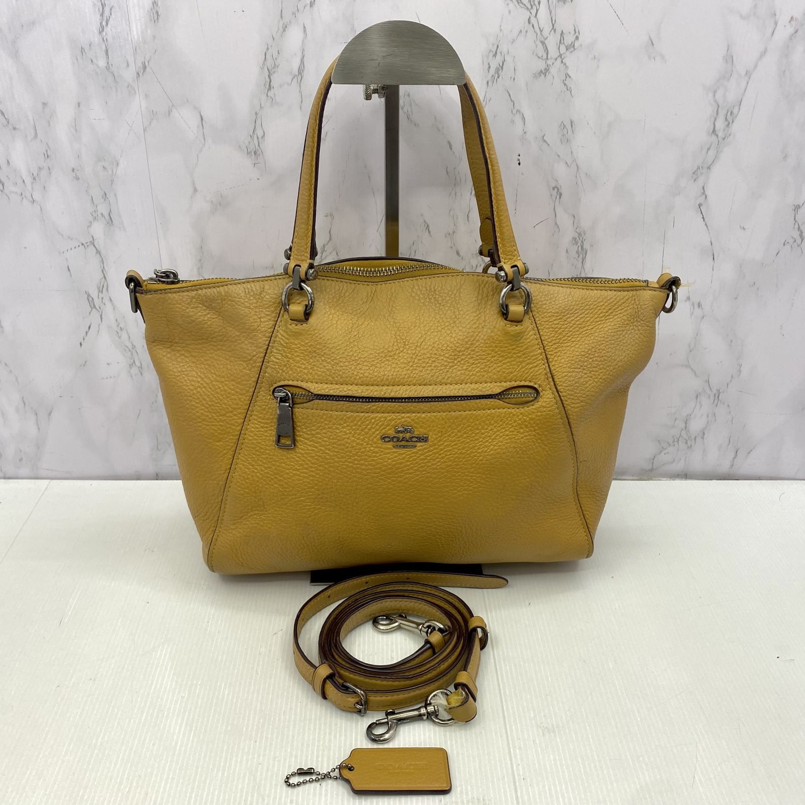 COACH F79997 YELLOW 2 WAY BAG SHOULDER BAG 237031347 AL