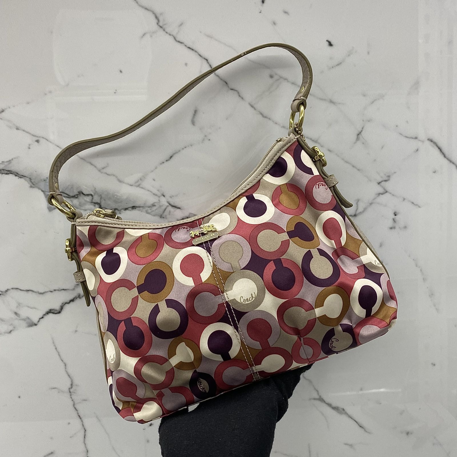 Coach nylon deals shoulder bag