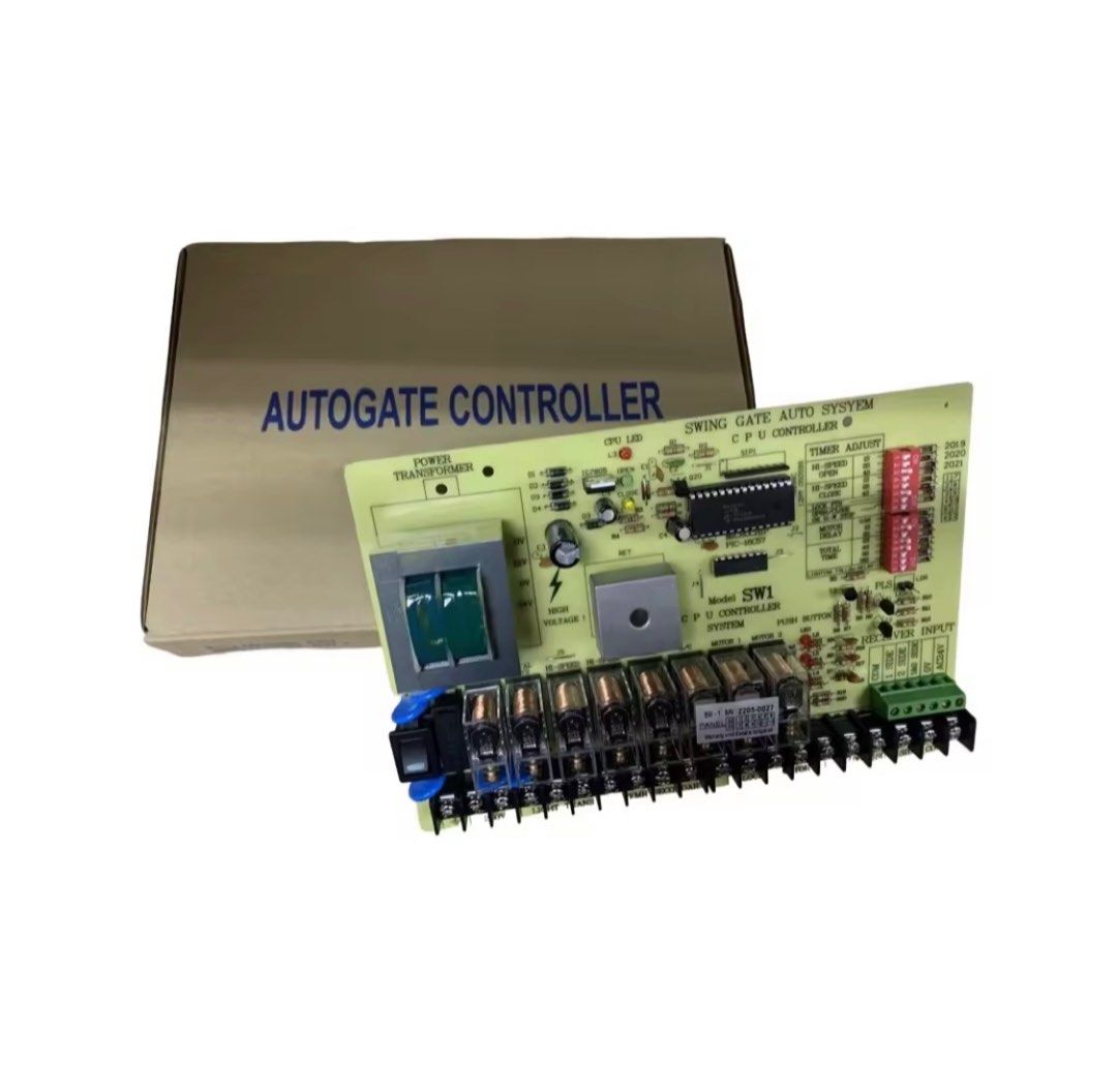 Control panel(swing gate) (Category: Locks, Doors & Gates) located in Singapore. Submitted by cdmengineering (Listing ID 1258338680, Image 1). Description: (without wiring)- contact me for replacement and installation Images may differ from actual product. .