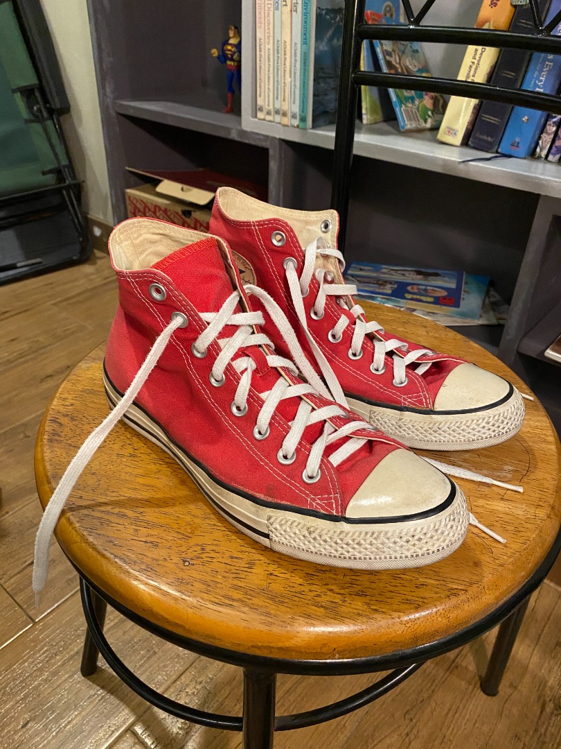 Converse all hotsell star hi red