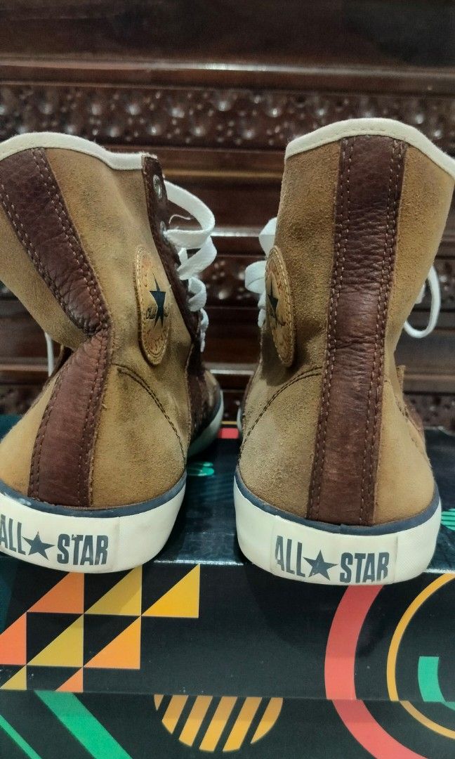 Converse top leather wool