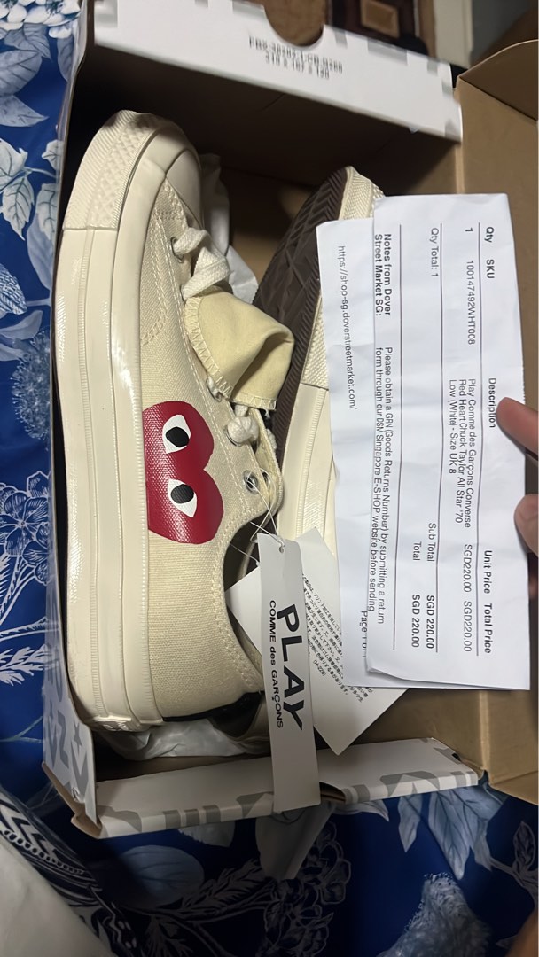 Dover street market on sale cdg x converse