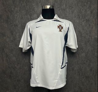 Portugal 2004 Retro RONALDO #17 Euro Cup Final Soccer Jersey - Size Large  Men