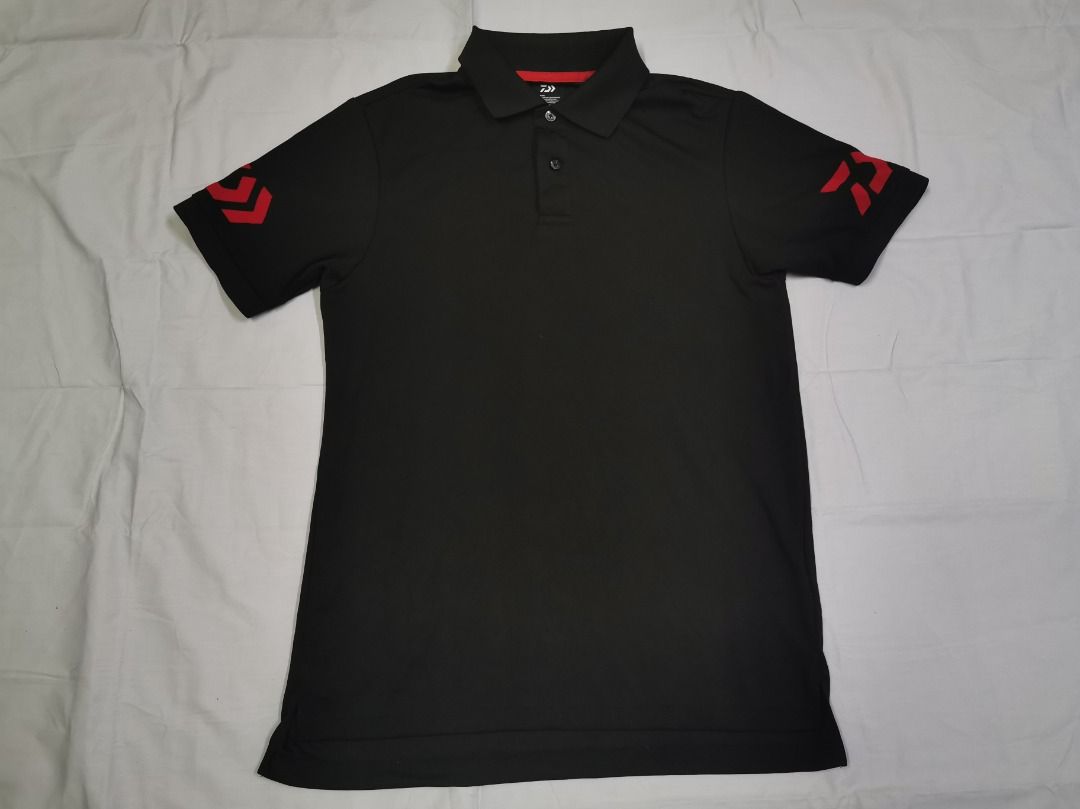 Daiwa Short Sleeve Polo Shirt Black