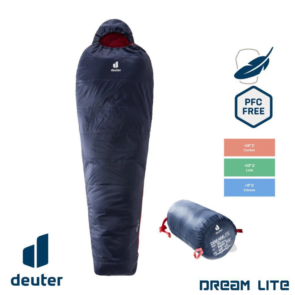 Deuter Dreamlite Sleeping Bag, Sports Equipment, Hiking & Camping on Carousell