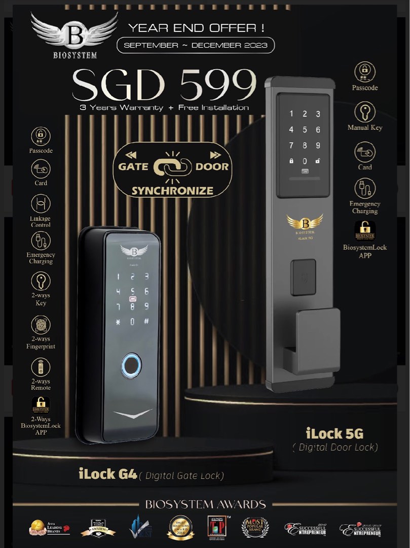 10/10 Sales Digital door lock (Cheapest In town), Furniture & Home