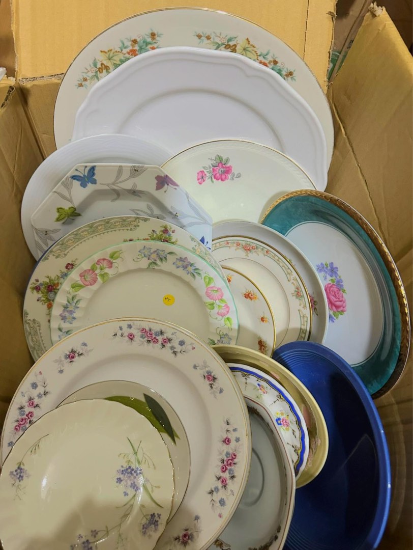 DINNER PLATE ASSORTED | 20PCS TAKE ALL, Furniture & Home Living ...