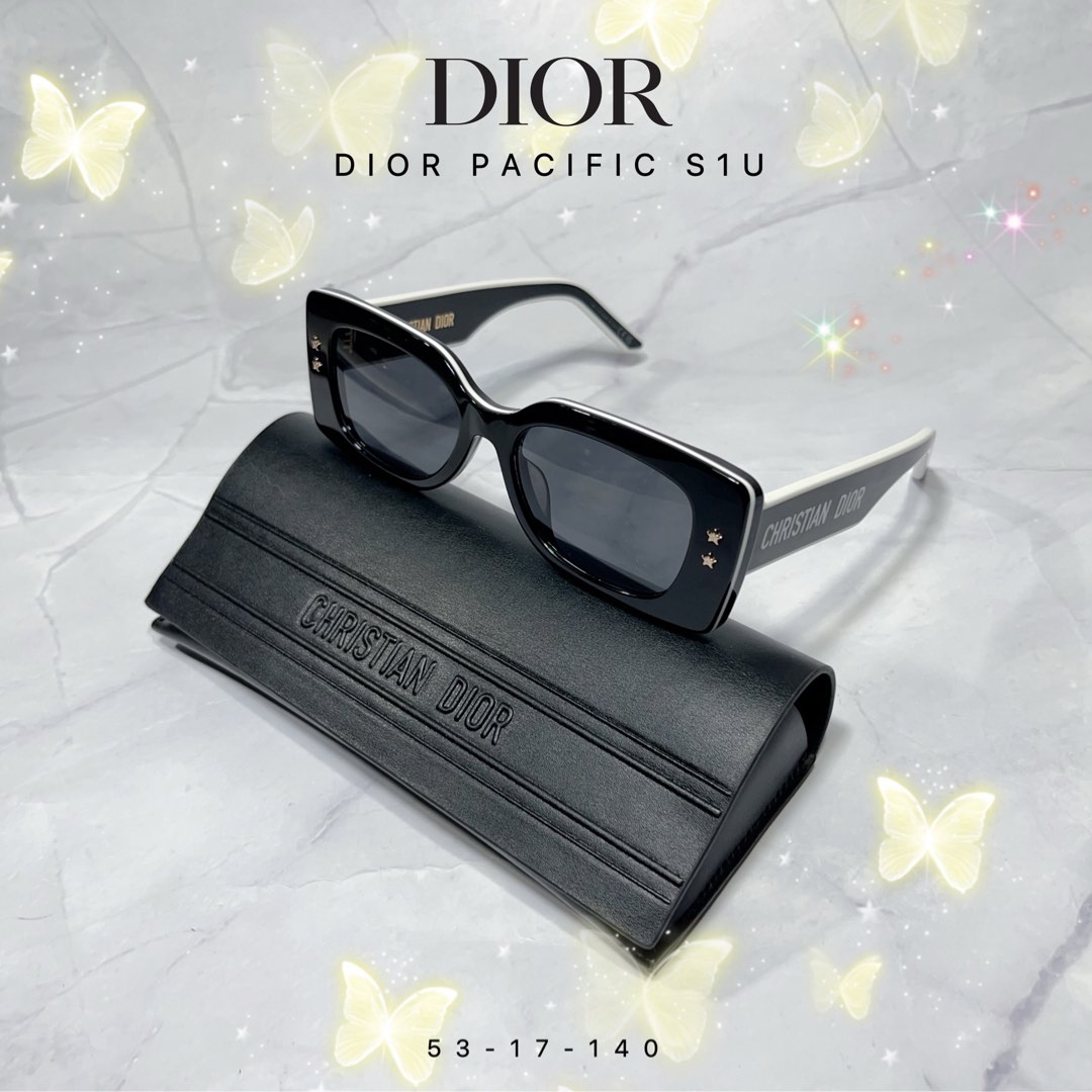 Ready Stock) Dior DiorPacific S1U In Black 53-17-140, Women's