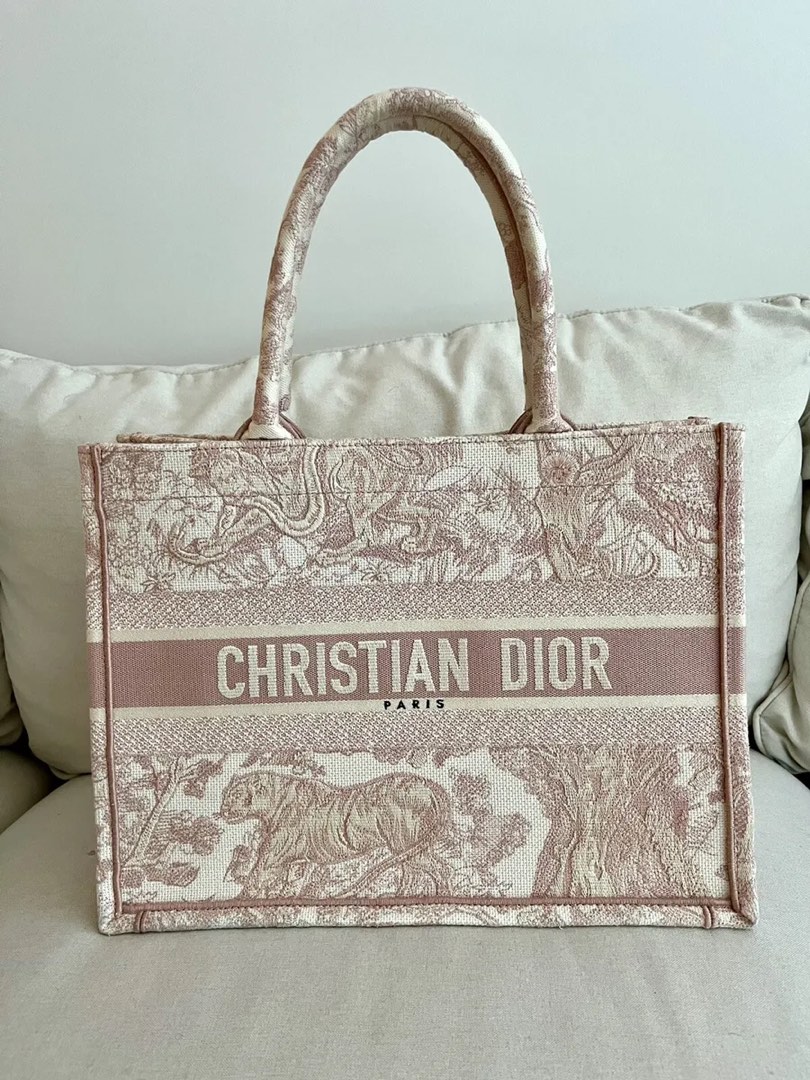 Dior pink sales book tote