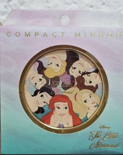 Disney The Little Mermaid Gold Compact Mirror